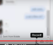Send Voice Messages/Comments On Facebook Chat Messenger