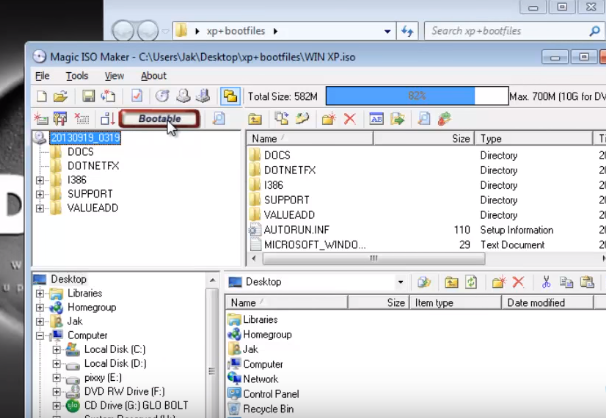 windows bootable setup