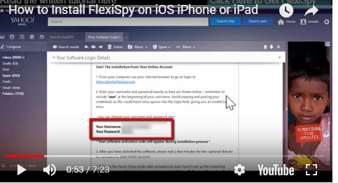 login on flexspy account