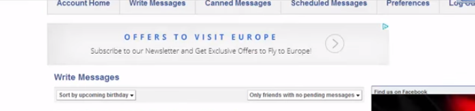 Automatic Facebook Birthday Wishes-Scheduler