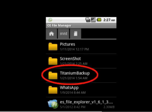 decryted backup of whatsapp database on android
