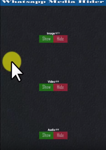 hide whatsapp pictures