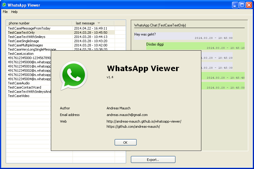 read WhatsApp Crypt7 database