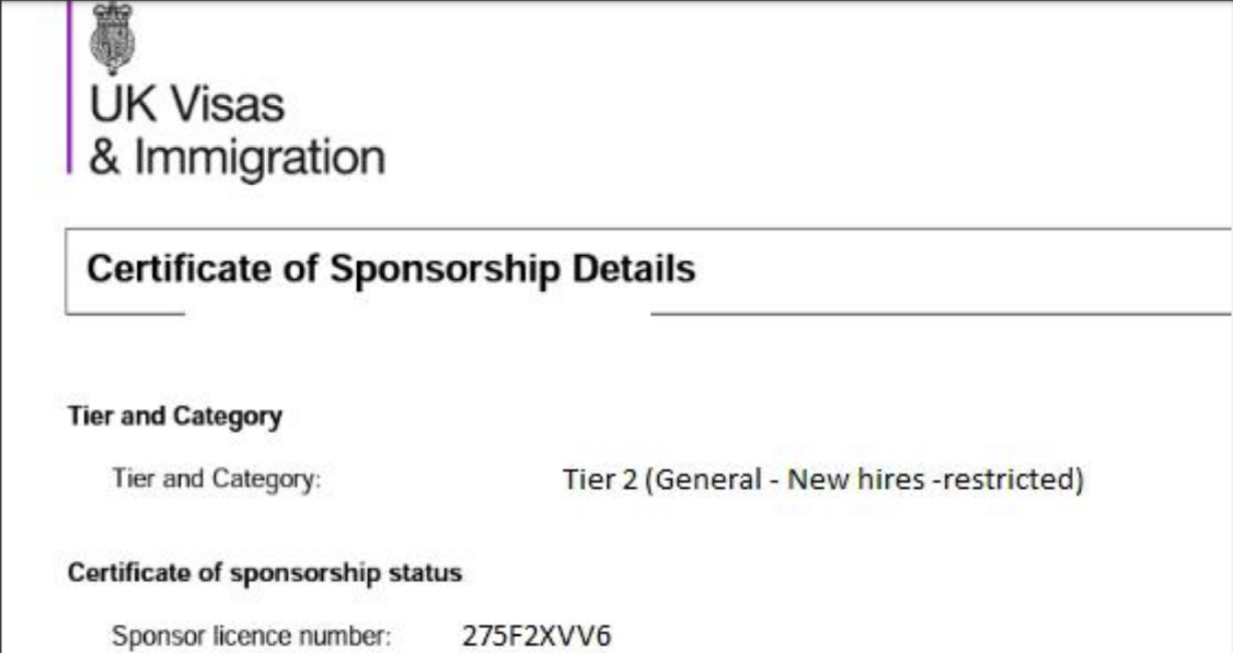 how to check if UK COS is genuine or not